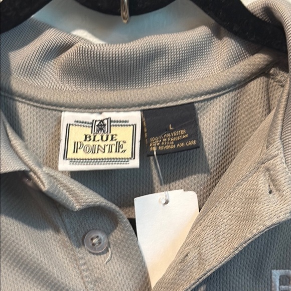 Blue Pointe Built Ford Tough Men's Gray Polo Car Shirt - Picture 3 of 8